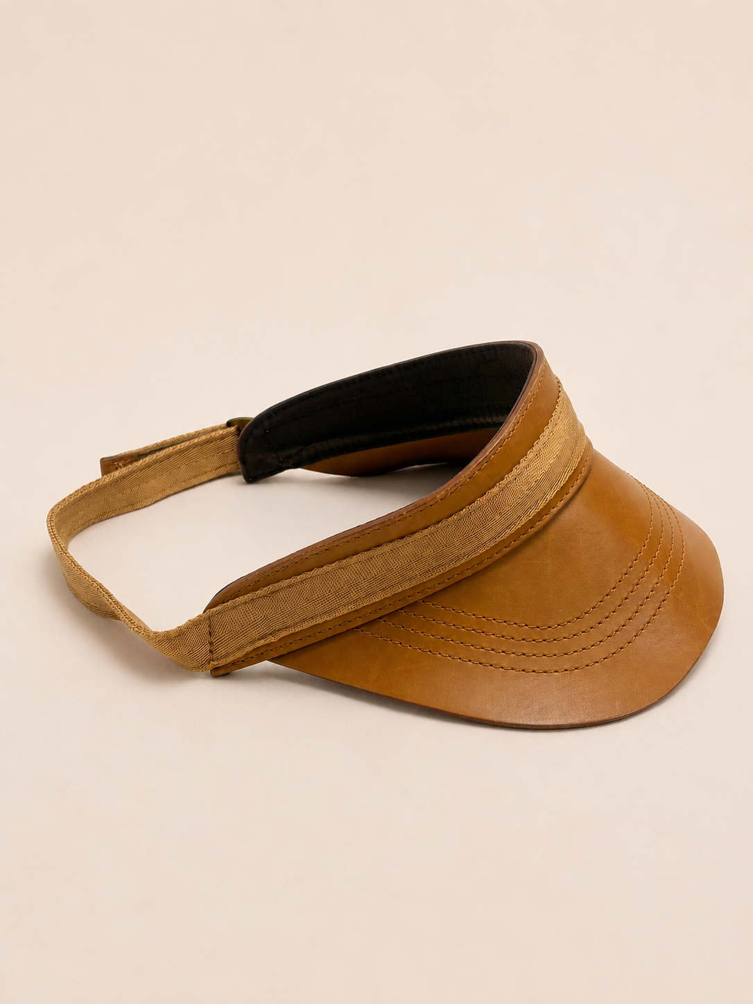 GUCCI Visière en Cuir