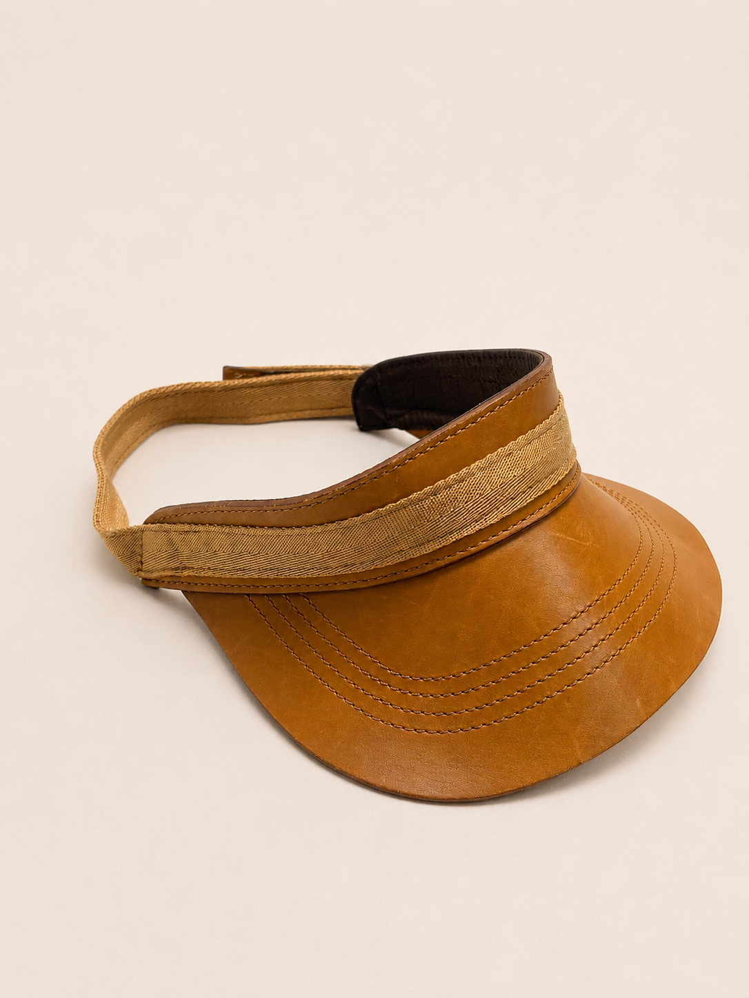 GUCCI Visière en Cuir