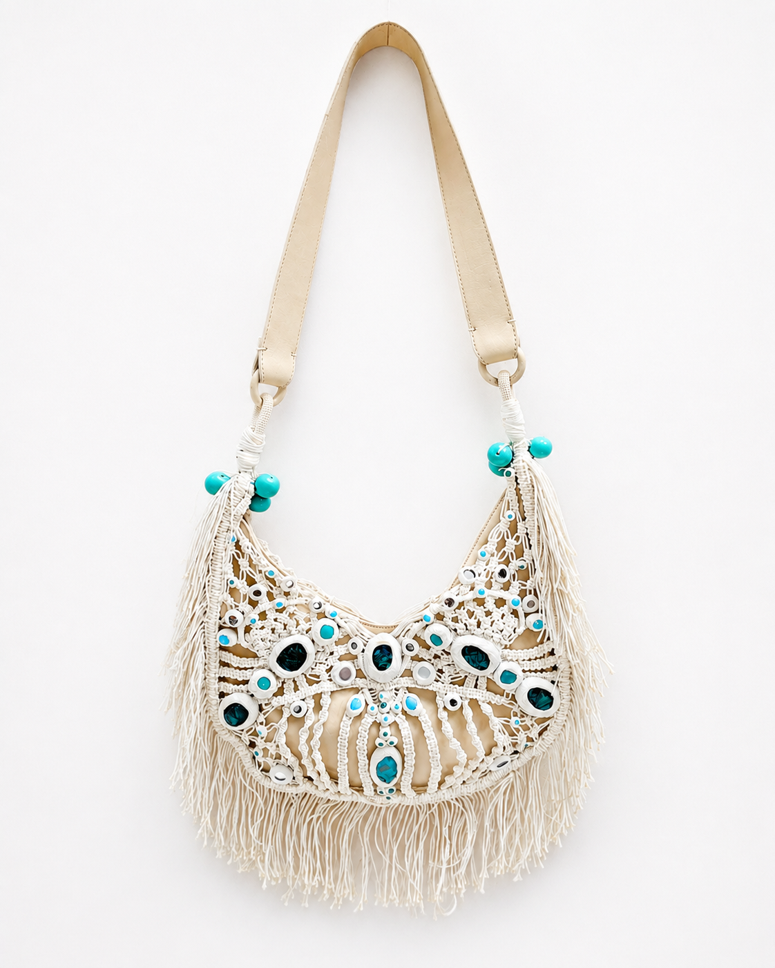 CHLOÉ Sac Perles et Macramé