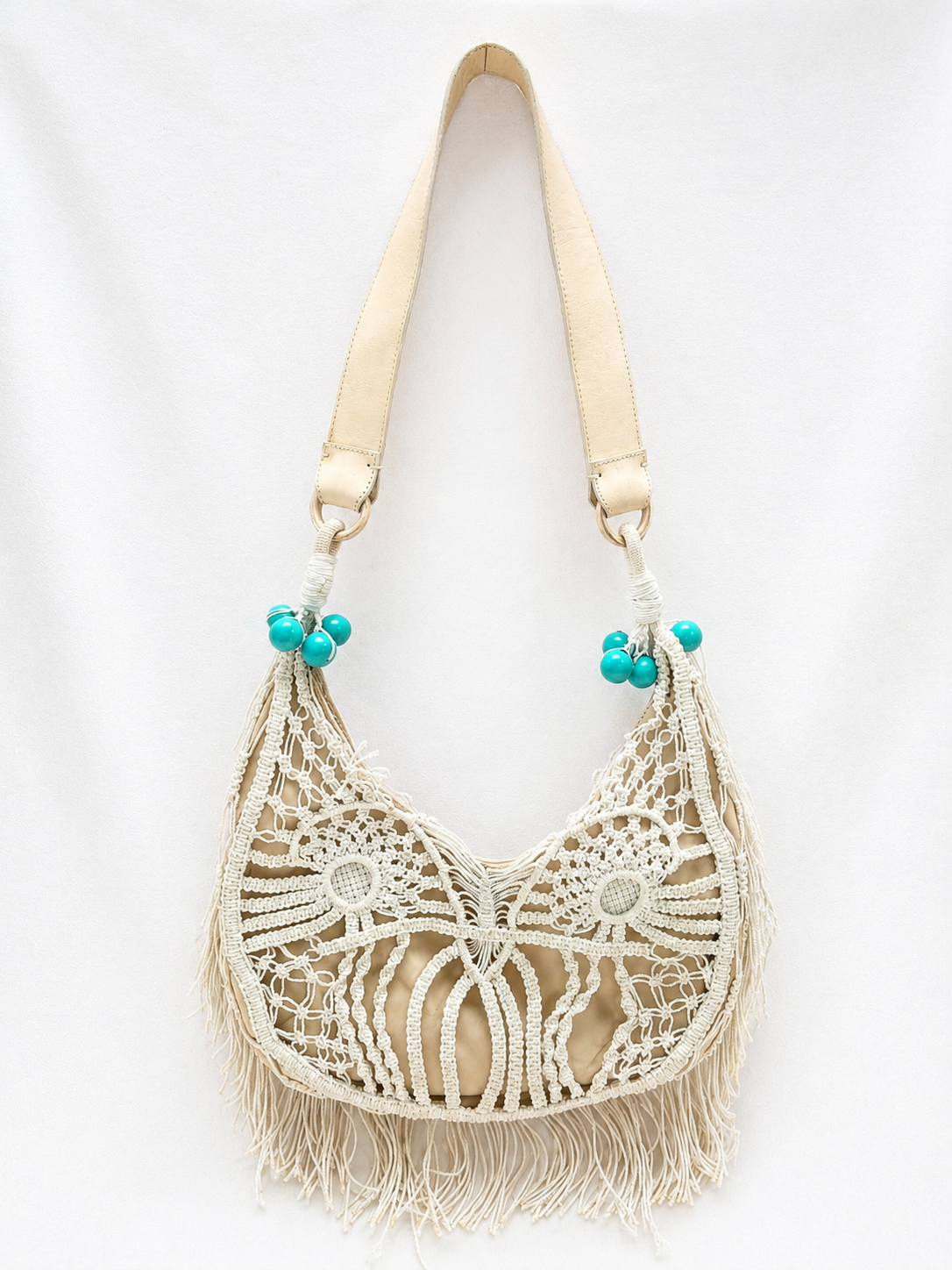 CHLOÉ Sac Perles et Macramé