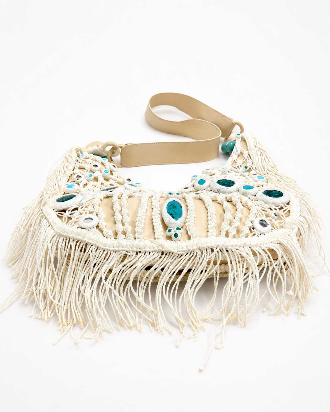 CHLOÉ Sac Perles et Macramé