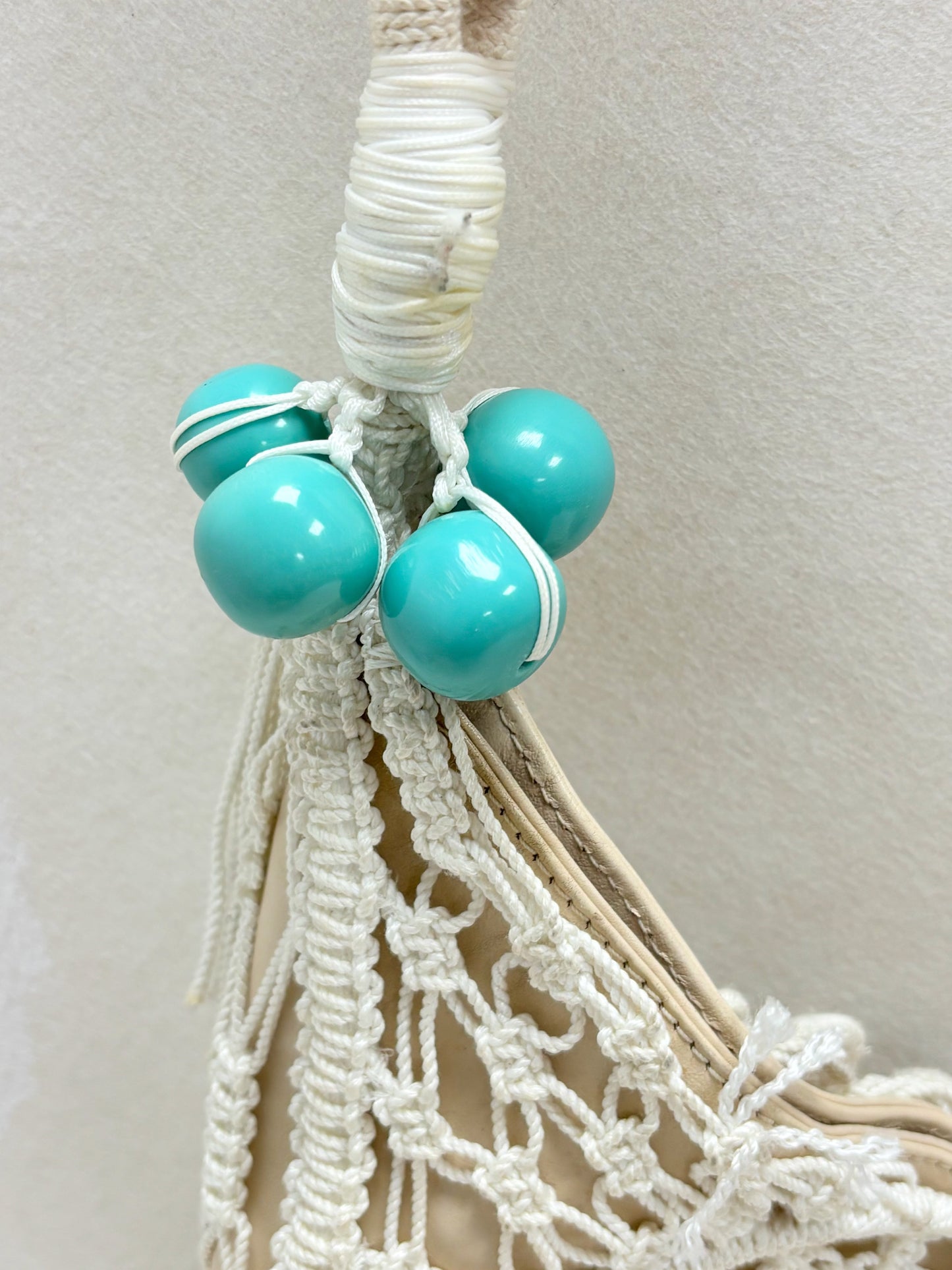 CHLOÉ Sac Perles et Macramé