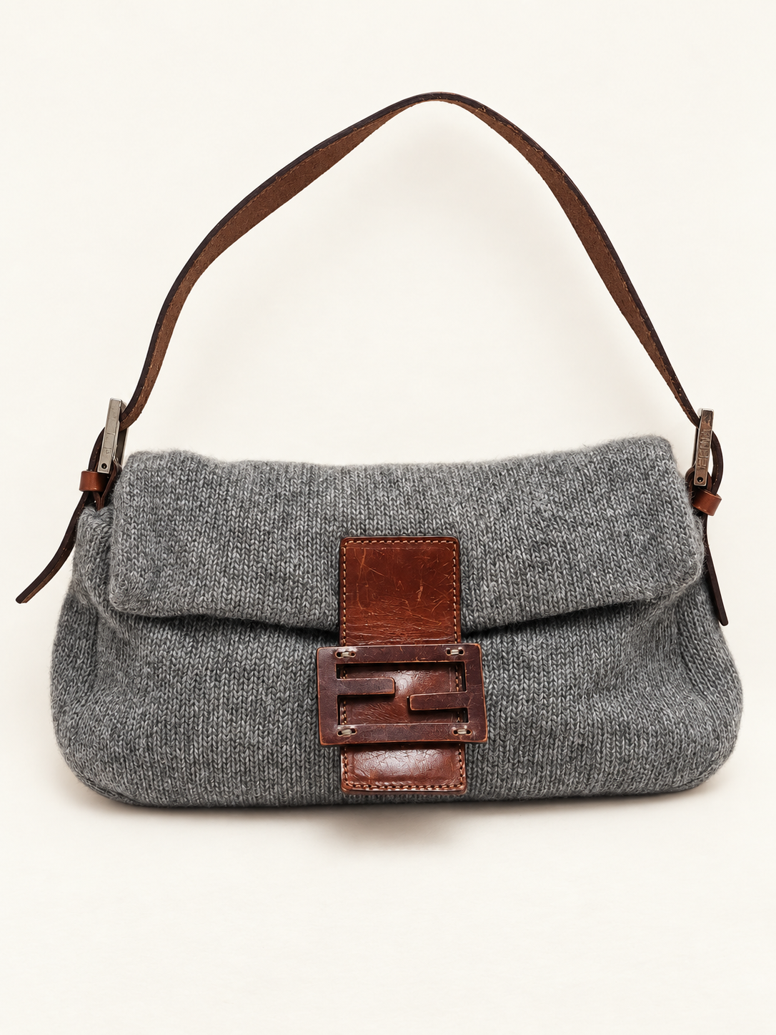 FENDI Sac Baguette en cachemire