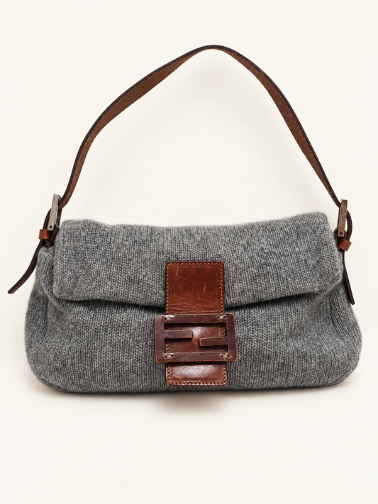 FENDI Sac Baguette en cachemire