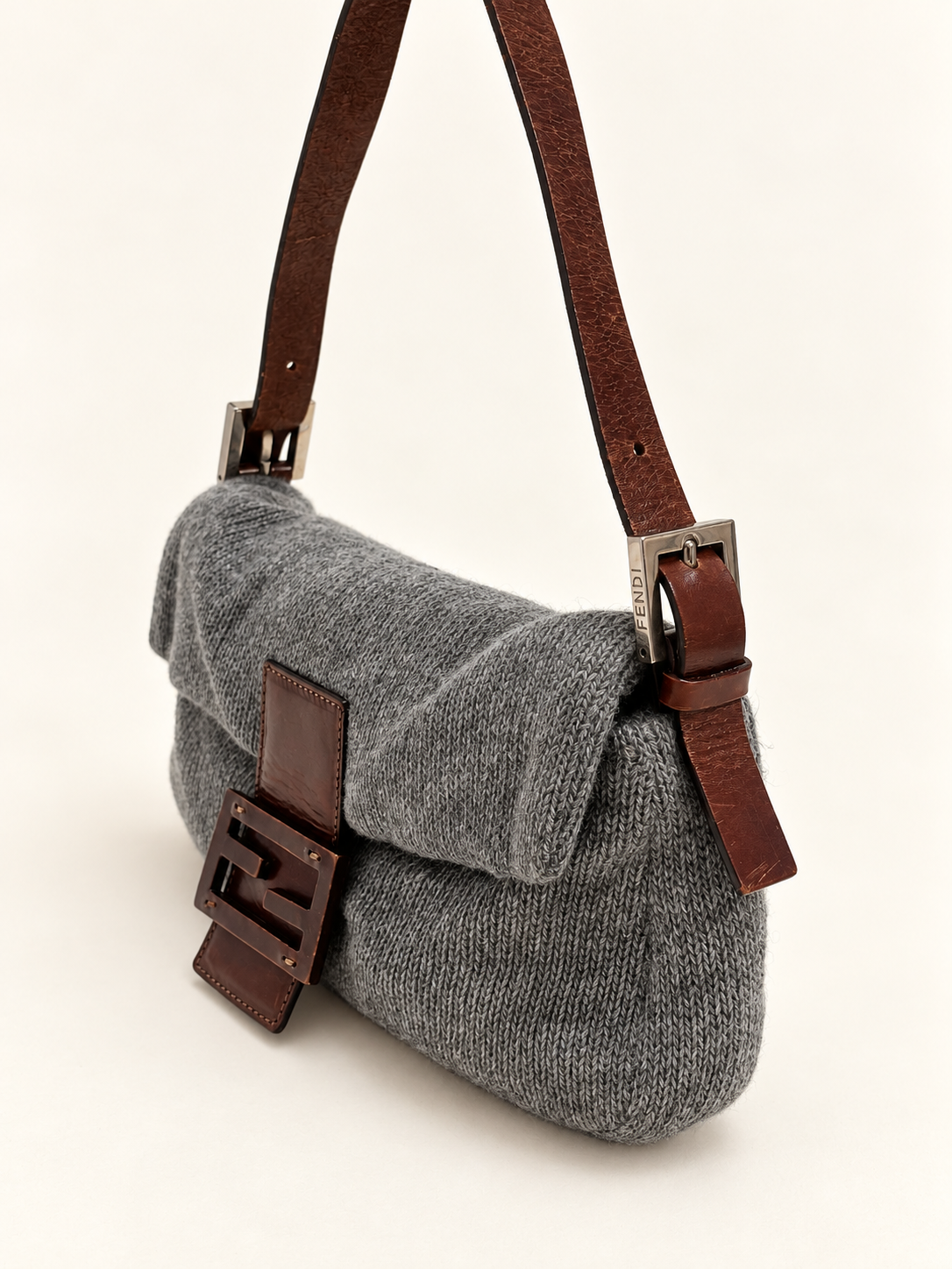FENDI Sac Baguette en cachemire