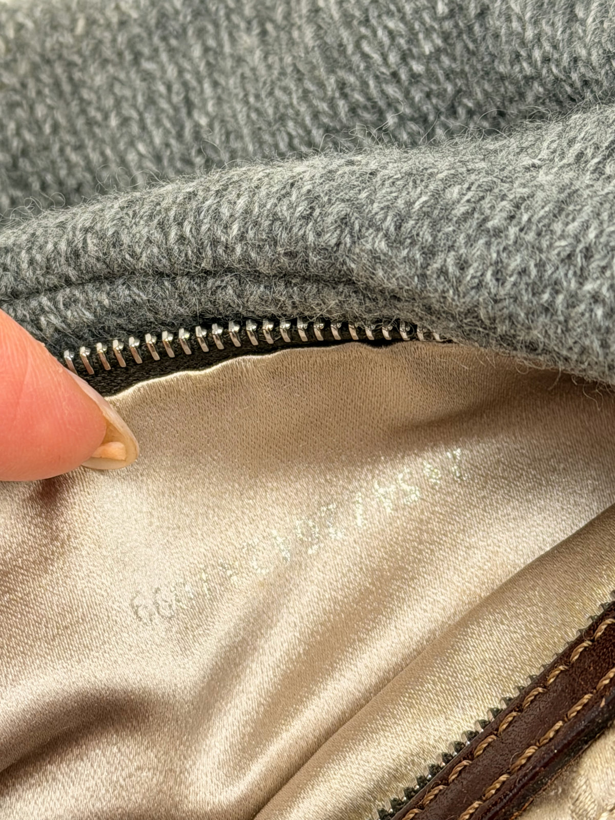 FENDI Sac Baguette en cachemire
