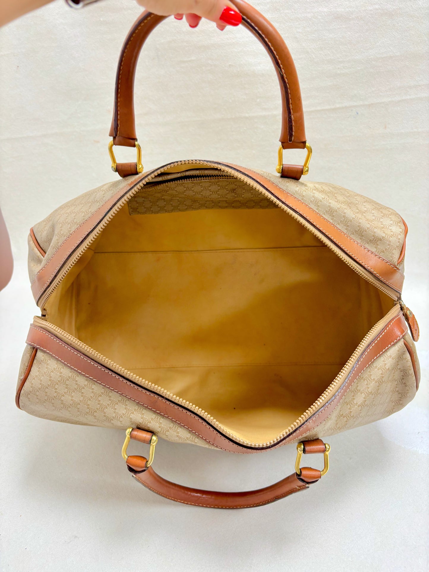 CÉLINE Sac Boston Triomphe 48h