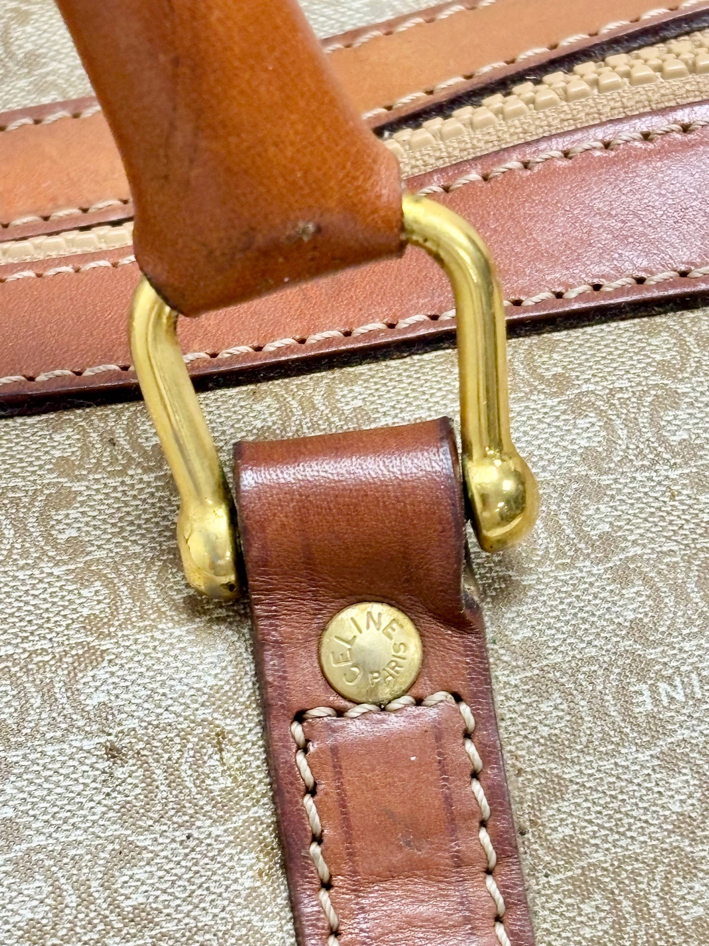 CÉLINE Sac Boston Triomphe 48h