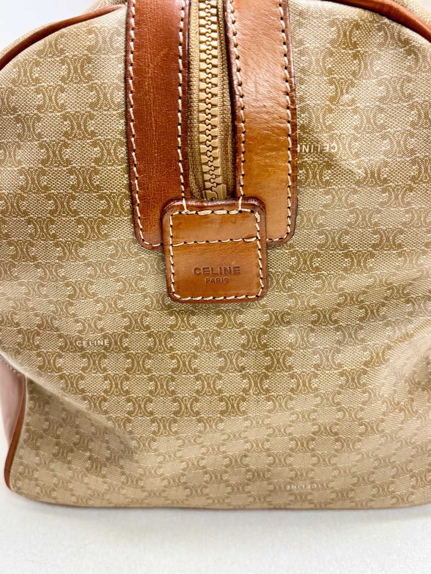 CÉLINE Sac Boston Triomphe 48h