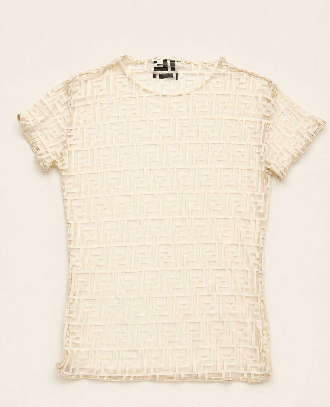 FENDI Top Zucca Transparent