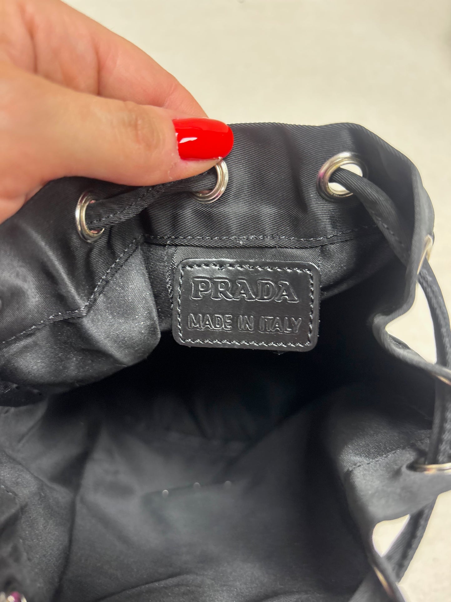 PRADA Pochette Seau Re-nylon