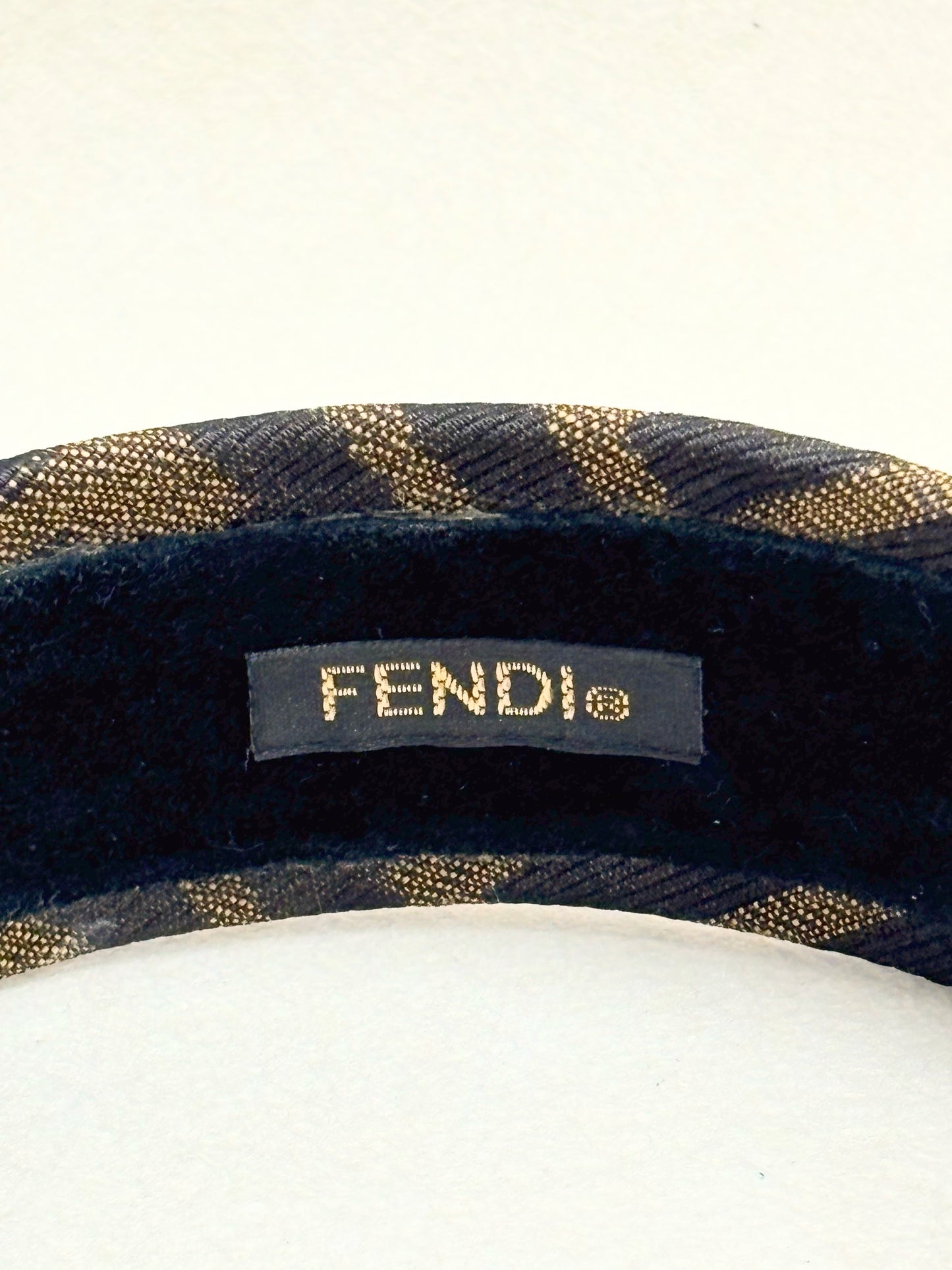 FENDI Serre-tête Zucca