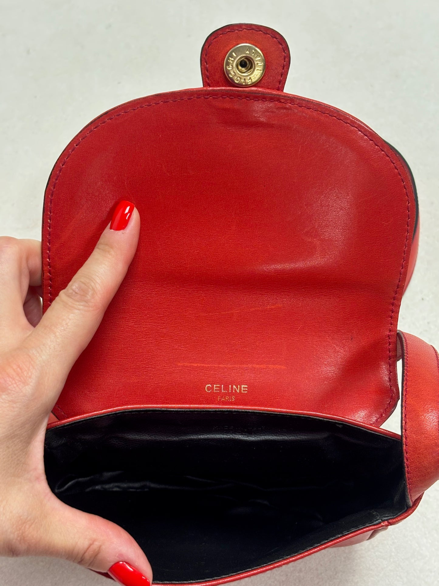 CÉLINE Sac Trotteur Folco