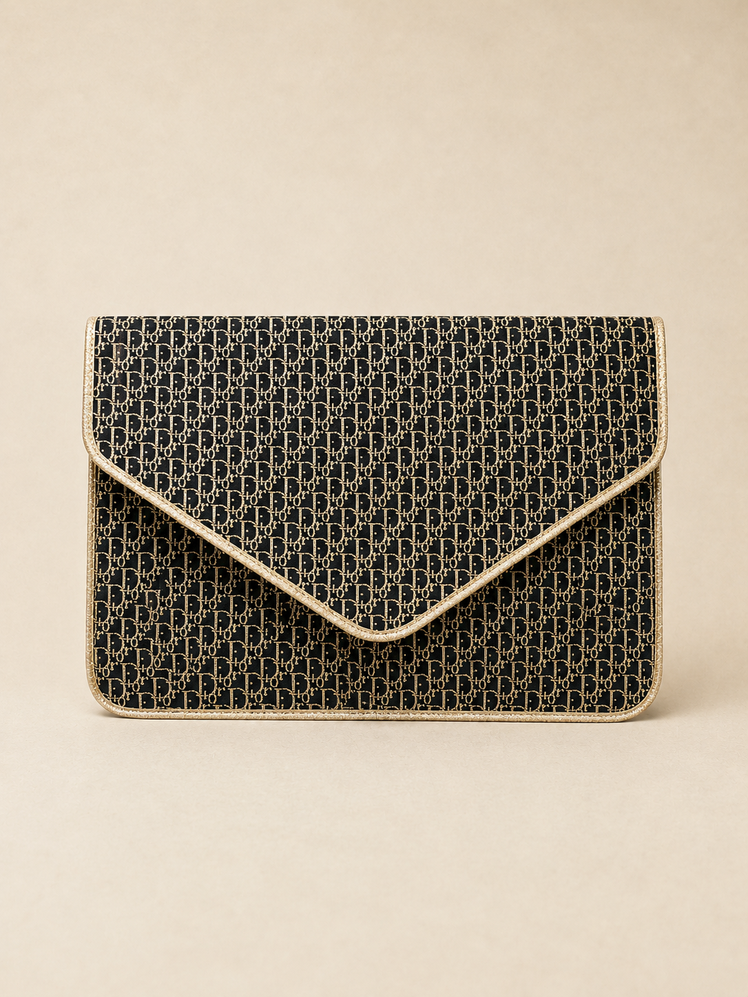 DIOR Pochette Oblique en lamé
