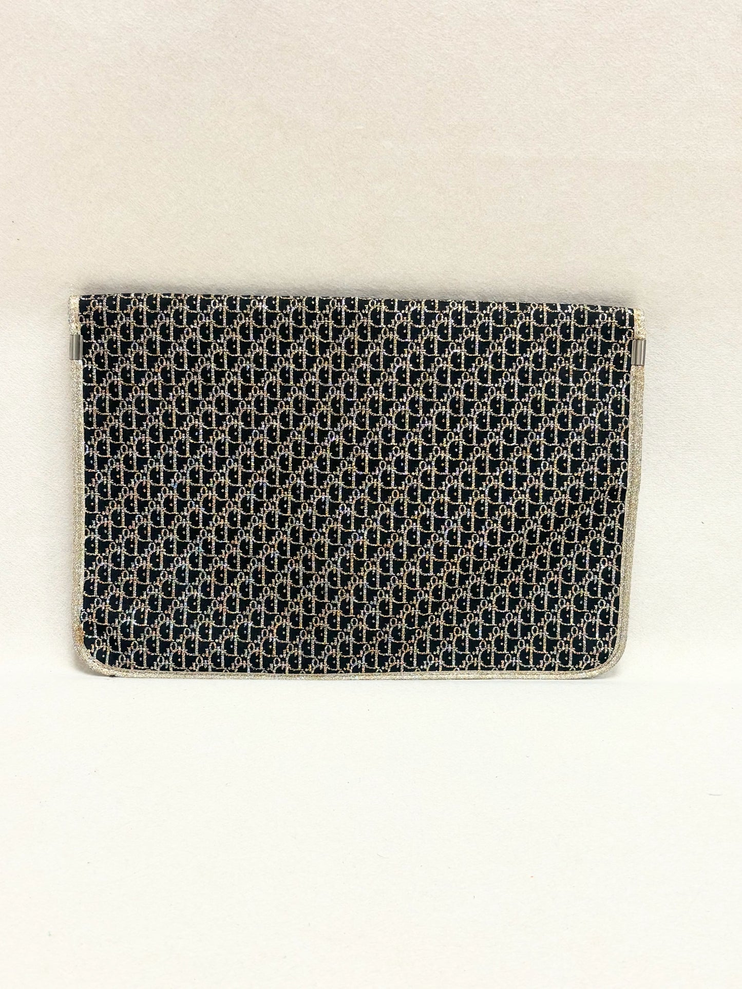 DIOR Pochette Oblique en lamé