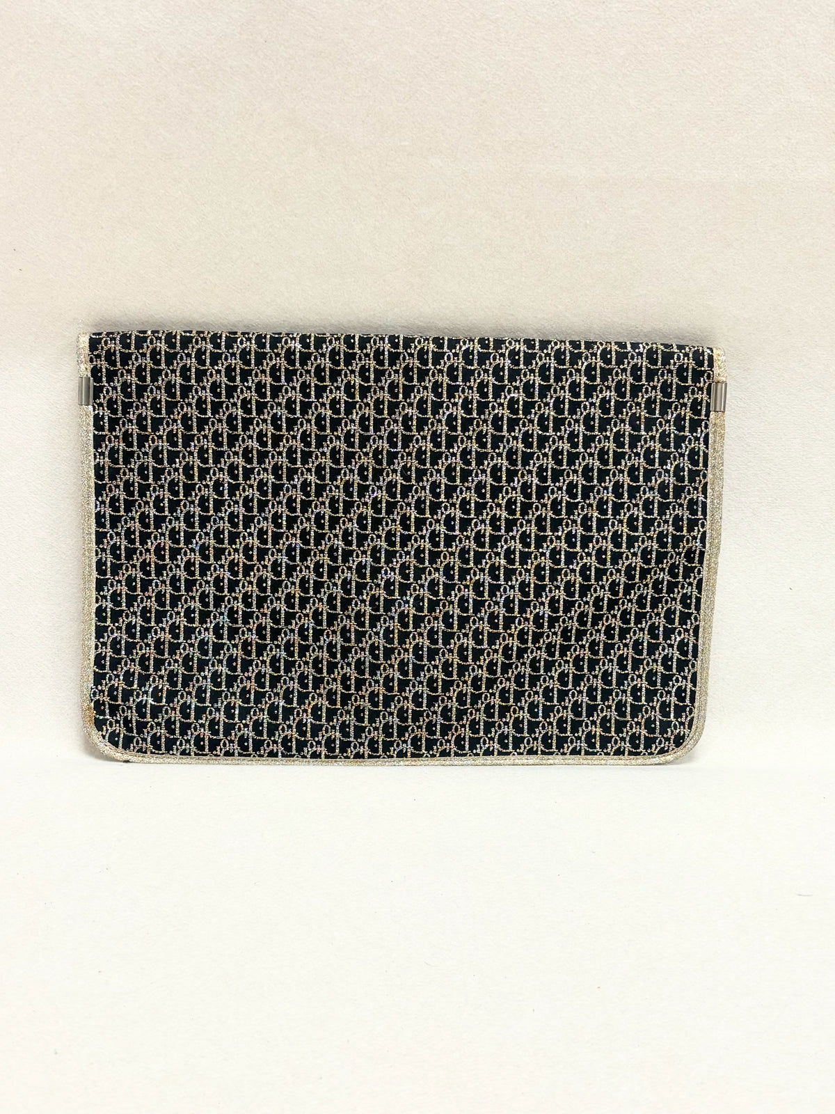 DIOR Pochette Oblique en lamé