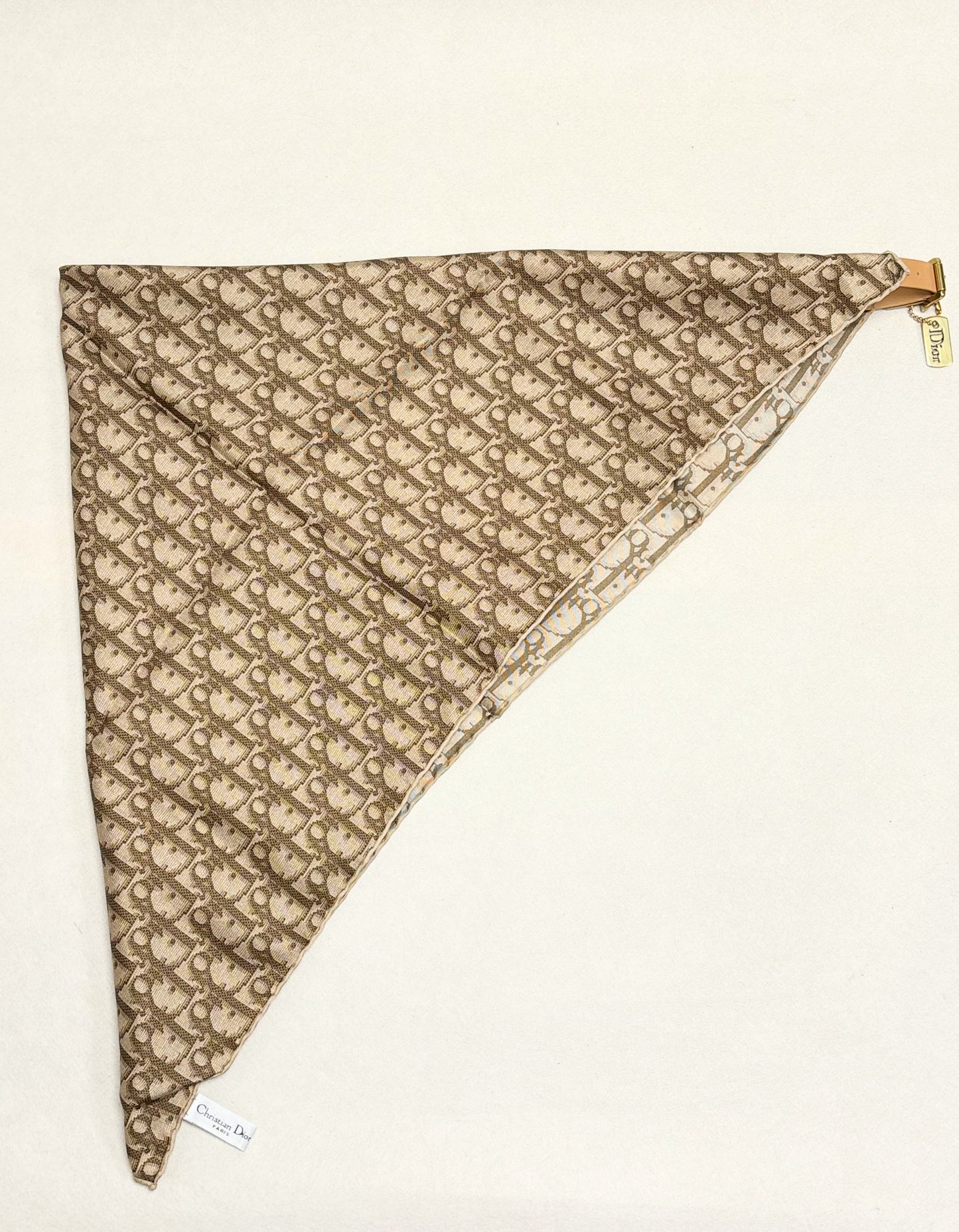 DIOR Ceinture Foulard Oblique en soie