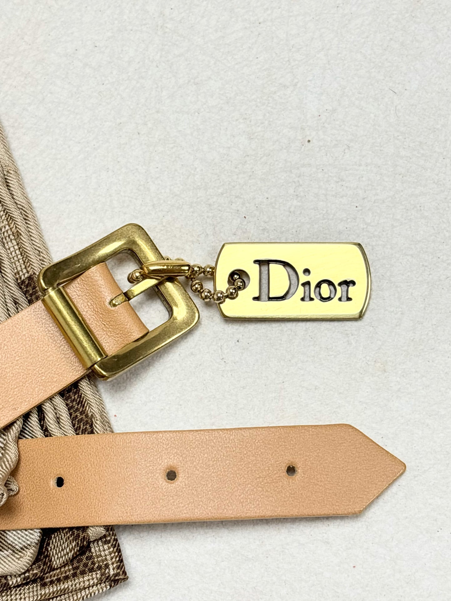 DIOR Ceinture Foulard Oblique en soie