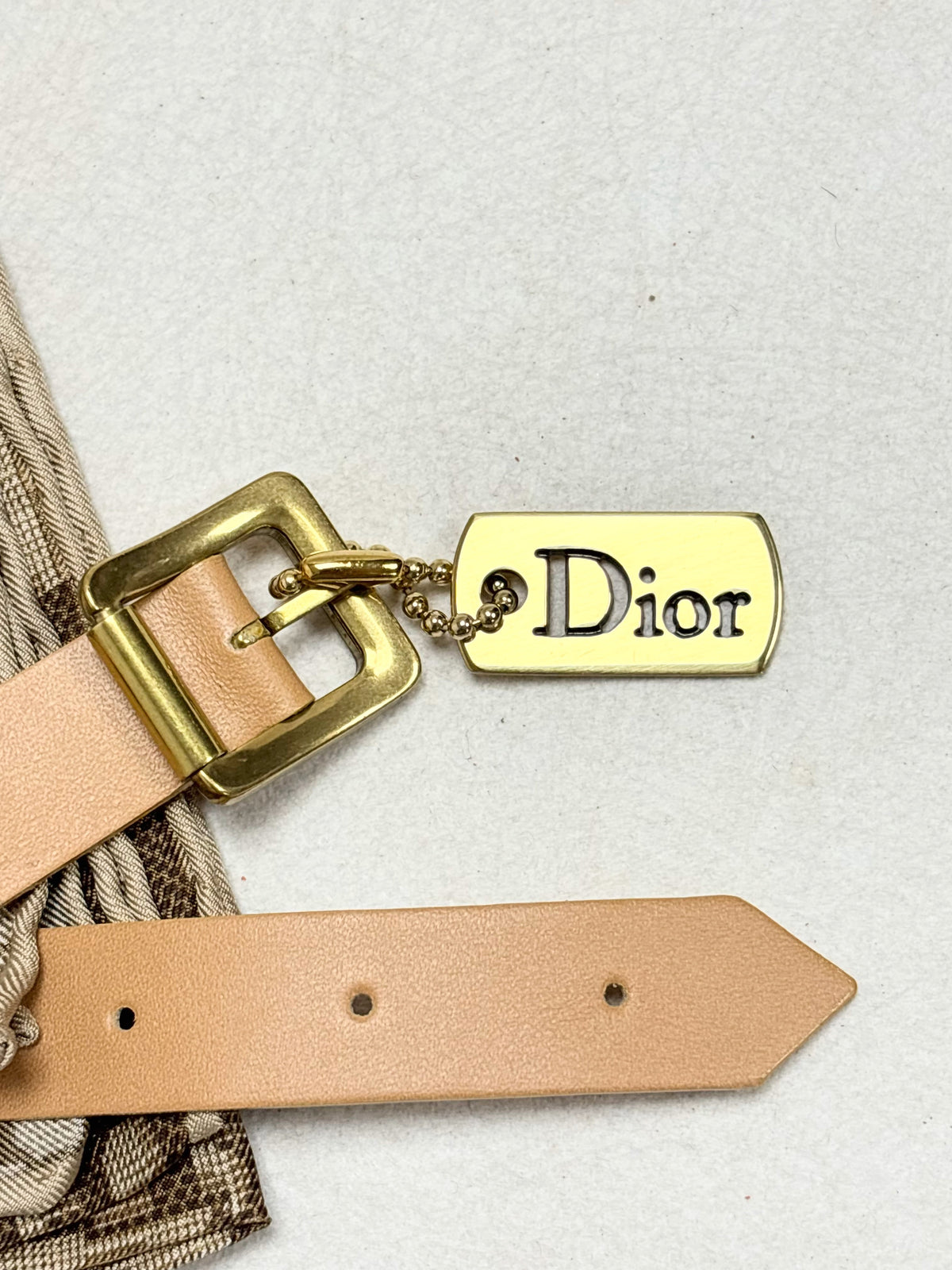 DIOR Ceinture Foulard Oblique en soie