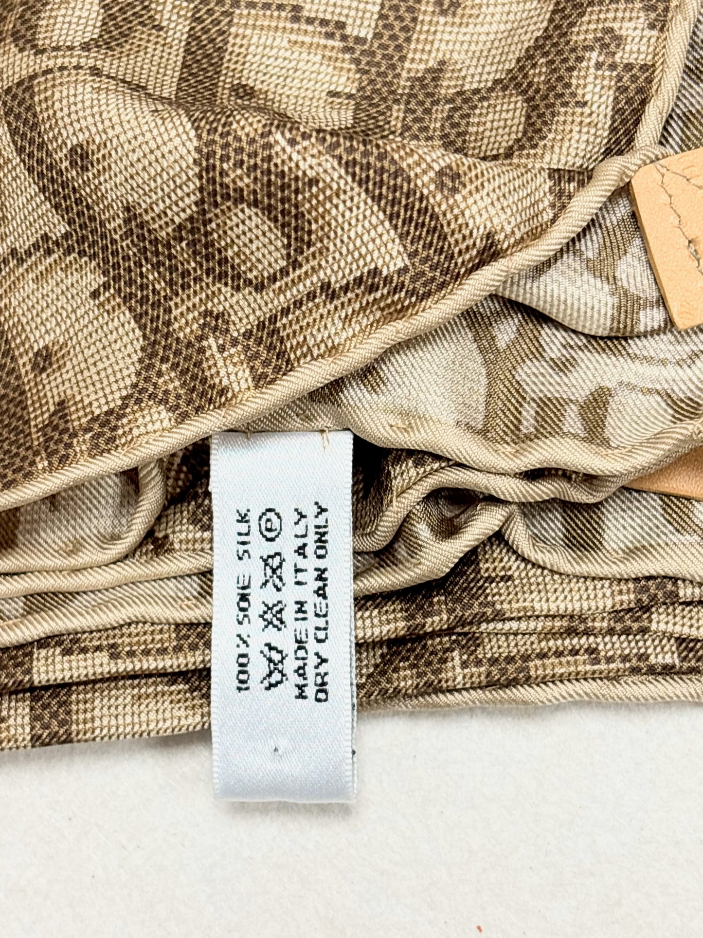 DIOR Ceinture Foulard Oblique en soie