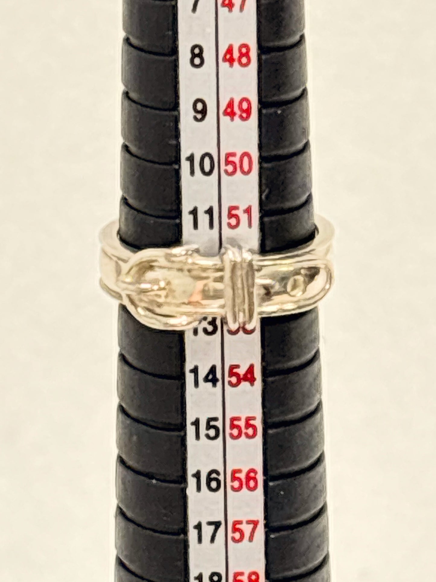 HERMÈS Bague Ceinture en Argent
