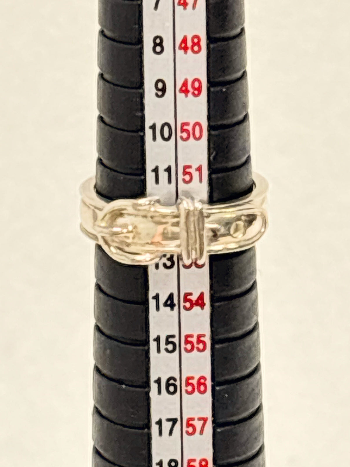 HERMÈS Bague Ceinture en Argent