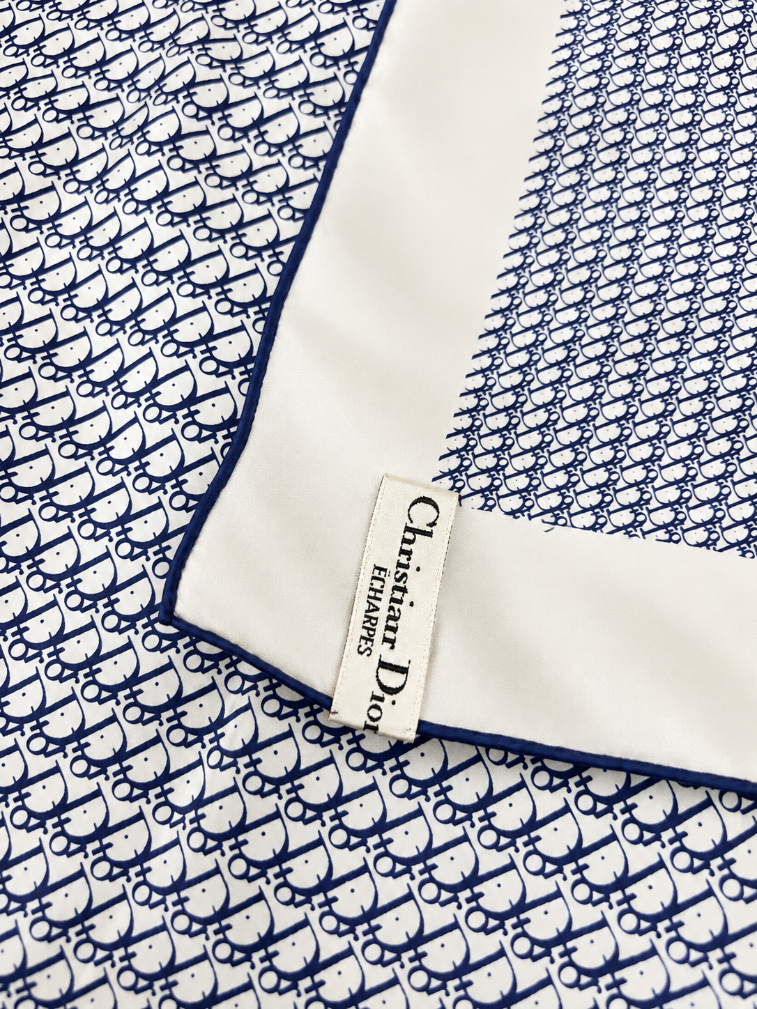 DIOR Foulard Carré Oblique en soie