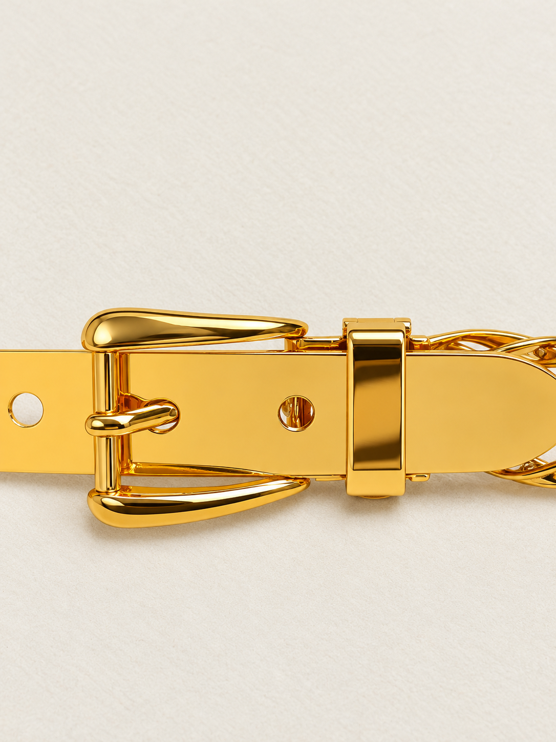 GUCCI Ceinture Cuir et Métal