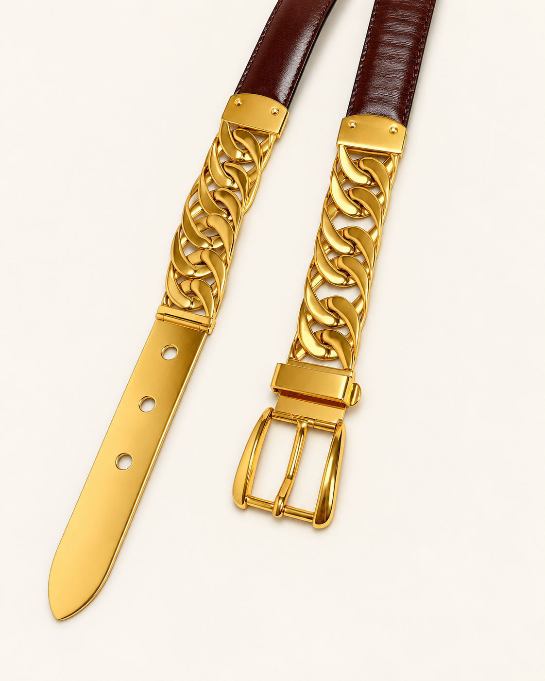 GUCCI Ceinture Cuir et Métal