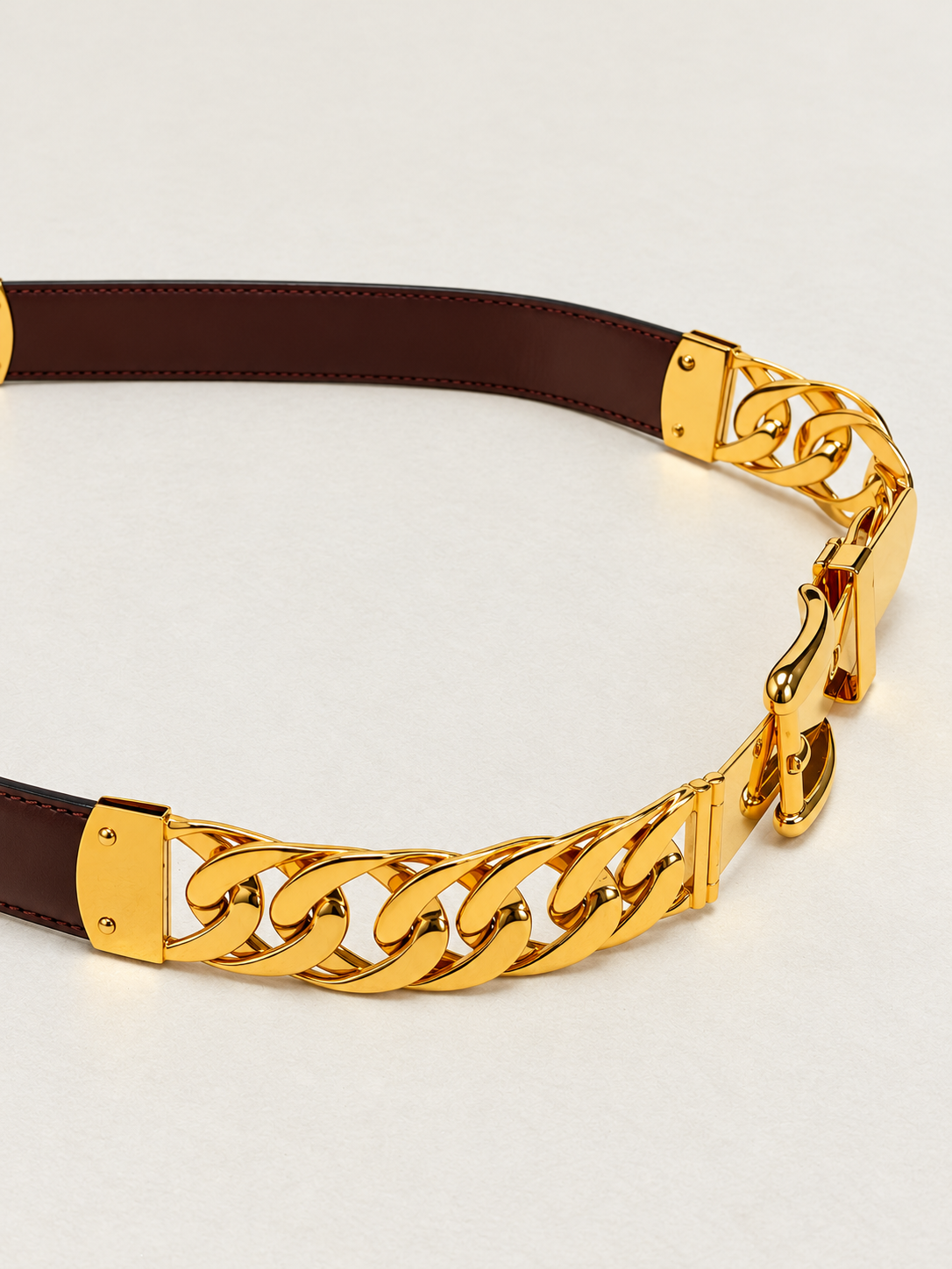 GUCCI Ceinture Cuir et Métal