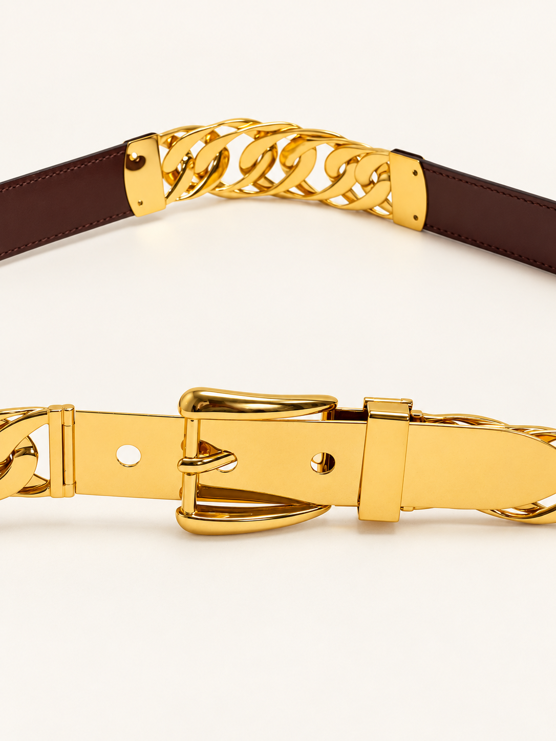 GUCCI Ceinture Cuir et Métal