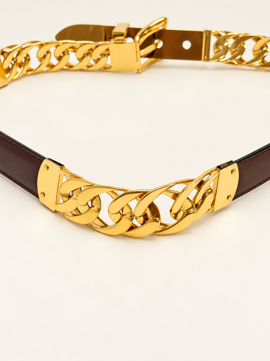 GUCCI Ceinture Cuir et Métal