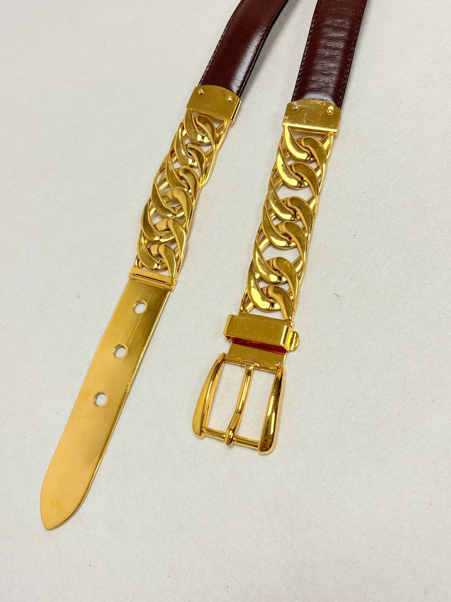 GUCCI Ceinture Cuir et Métal