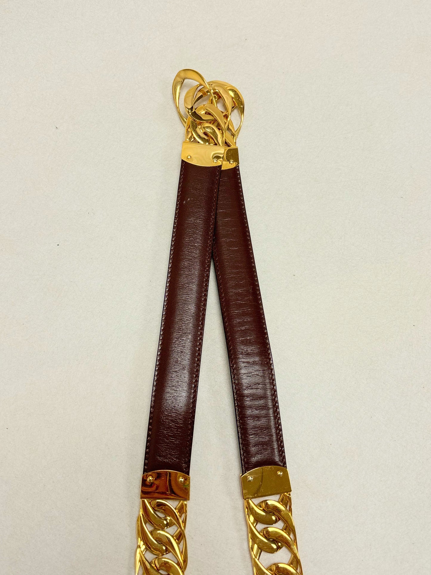 GUCCI Ceinture Cuir et Métal
