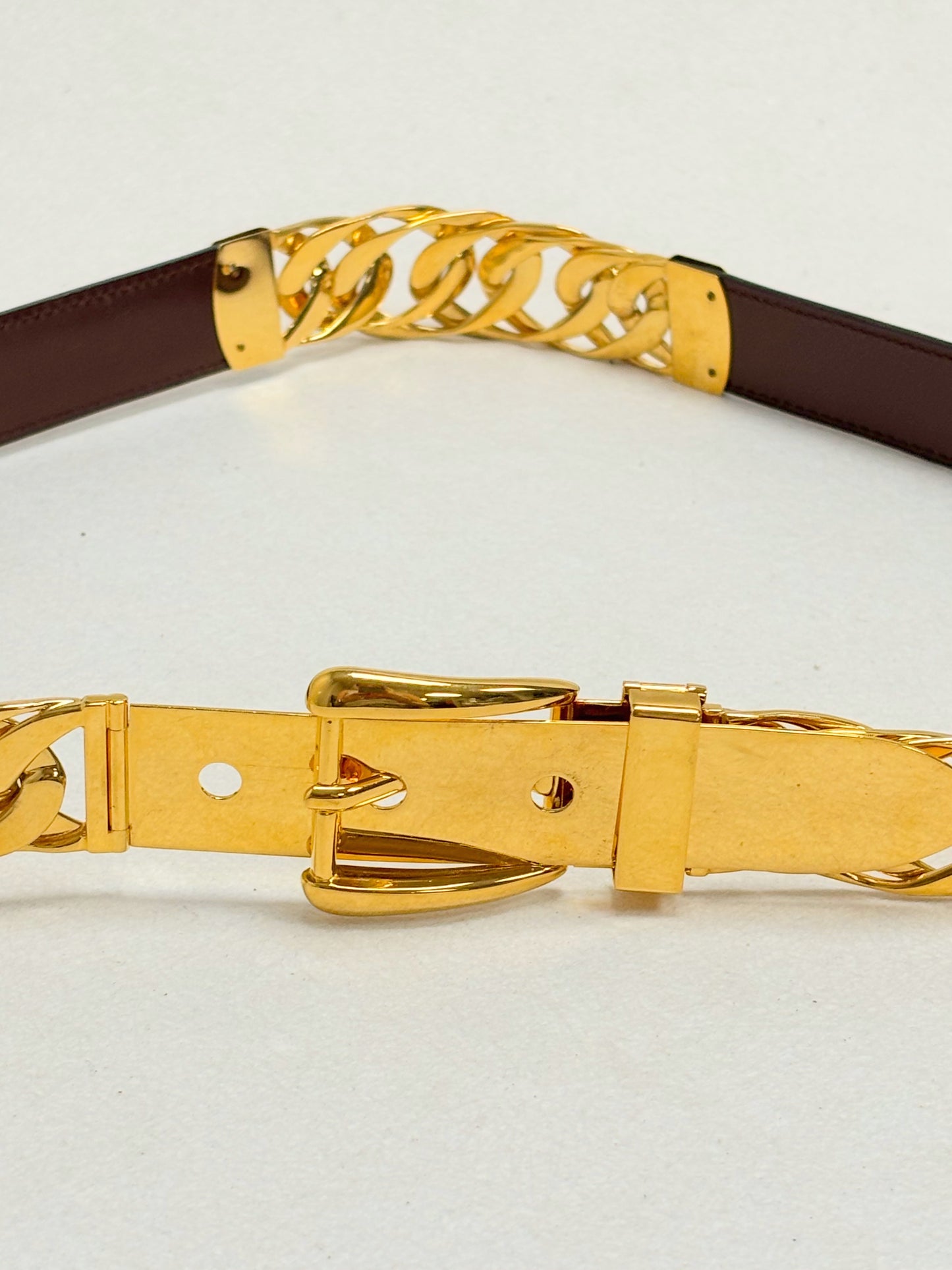 GUCCI Ceinture Cuir et Métal