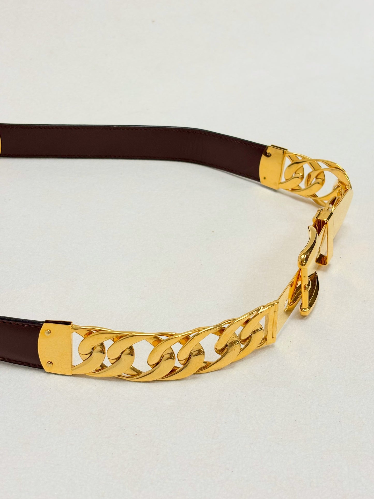 GUCCI Ceinture Cuir et Métal