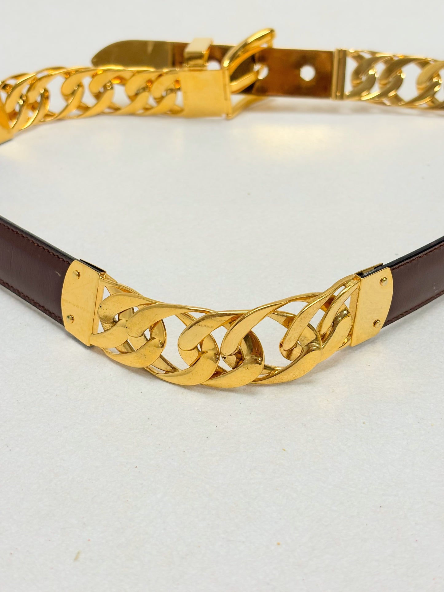 GUCCI Ceinture Cuir et Métal