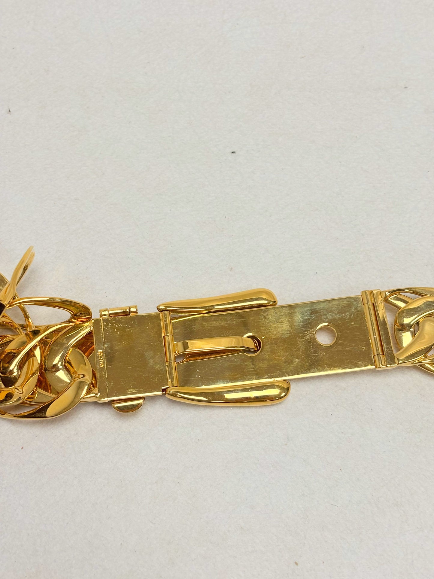 GUCCI Ceinture Cuir et Métal