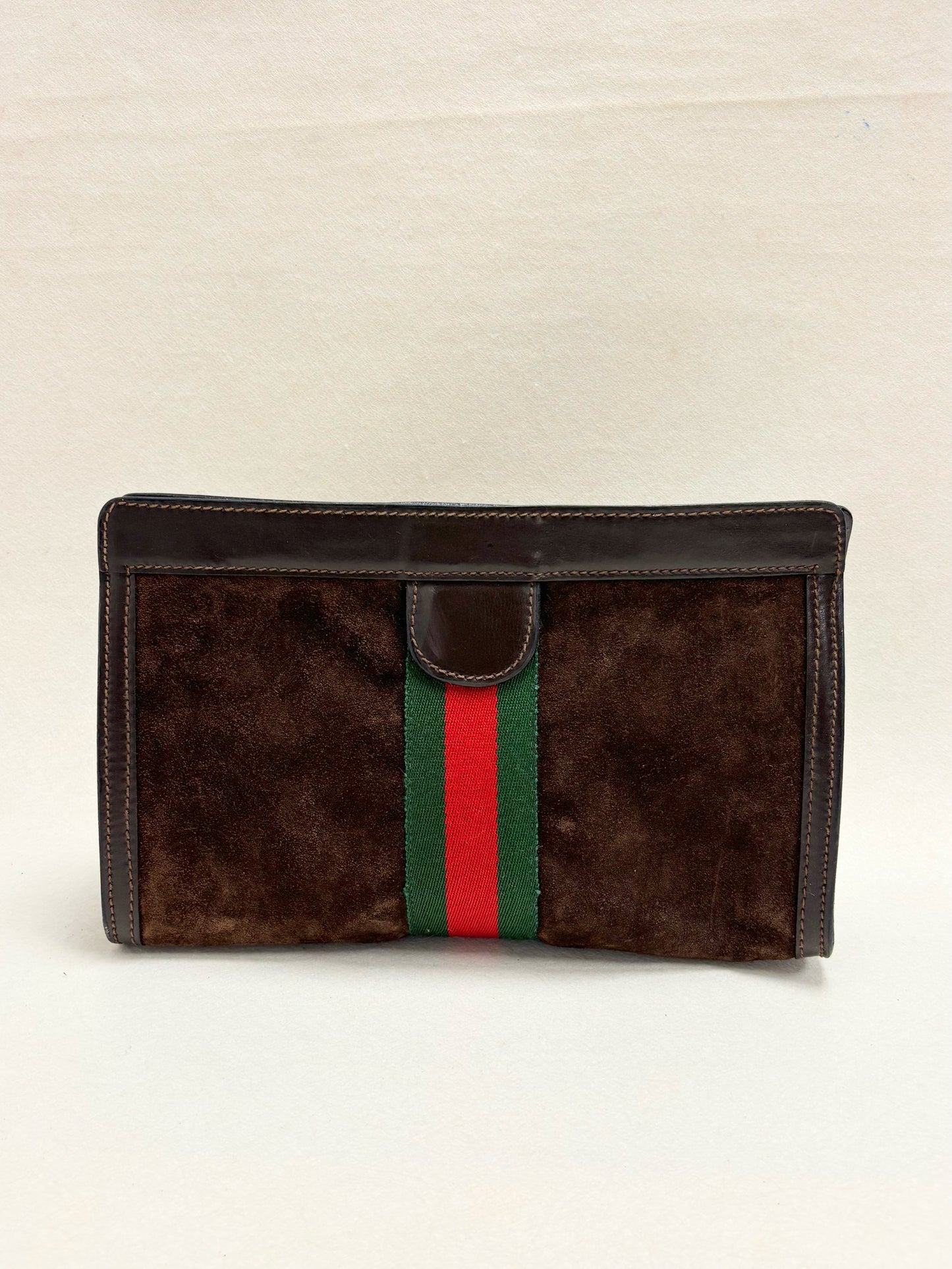 GUCCI Pochette Trousse en Cuir