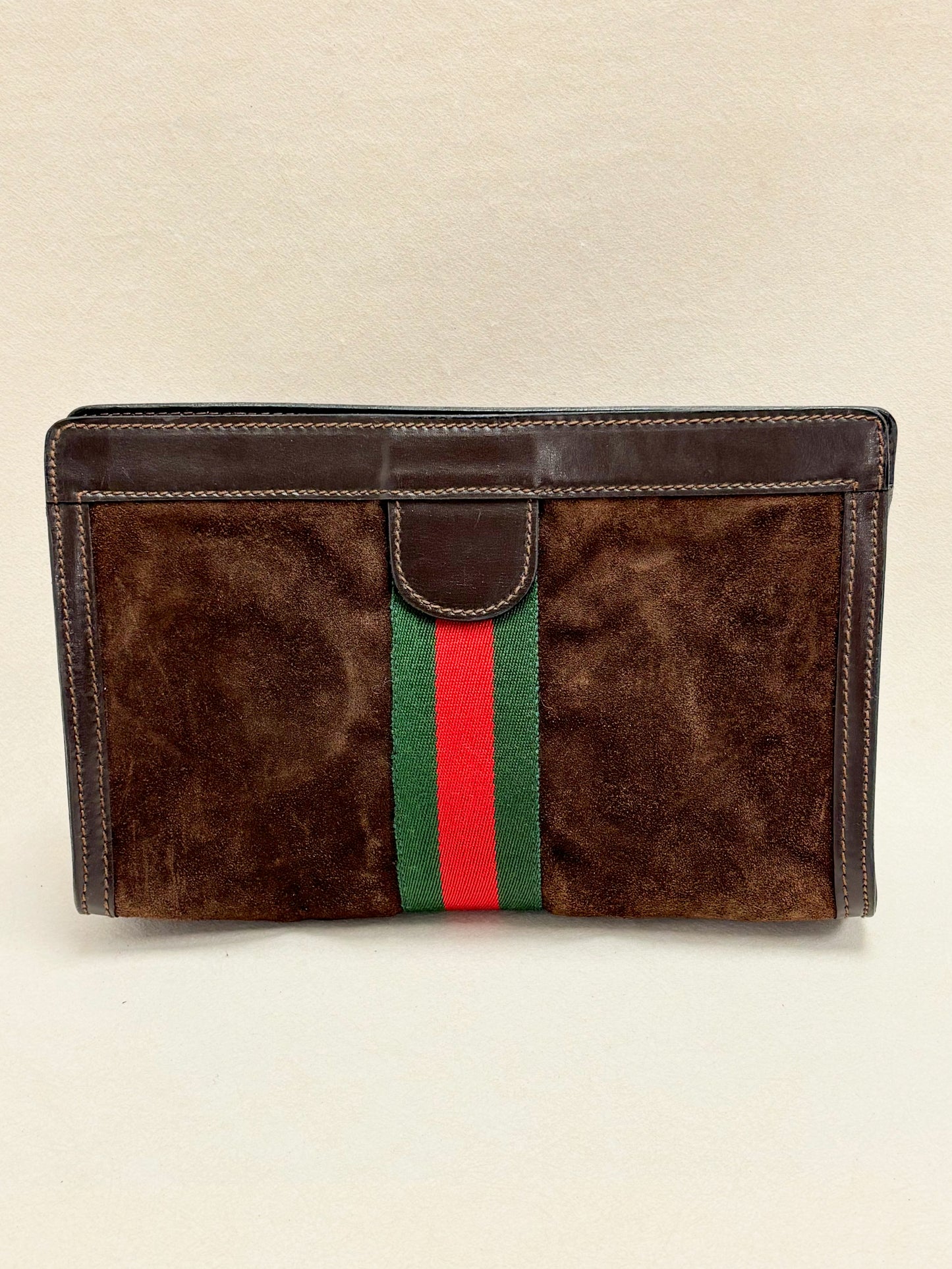GUCCI Pochette Trousse en Cuir