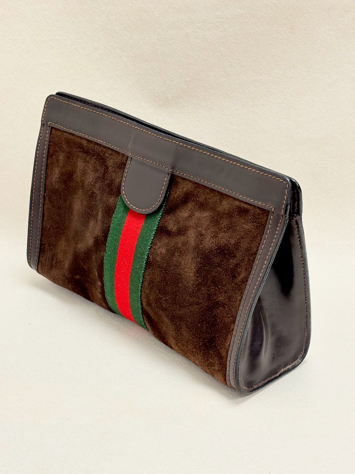 GUCCI Pochette Trousse en Cuir