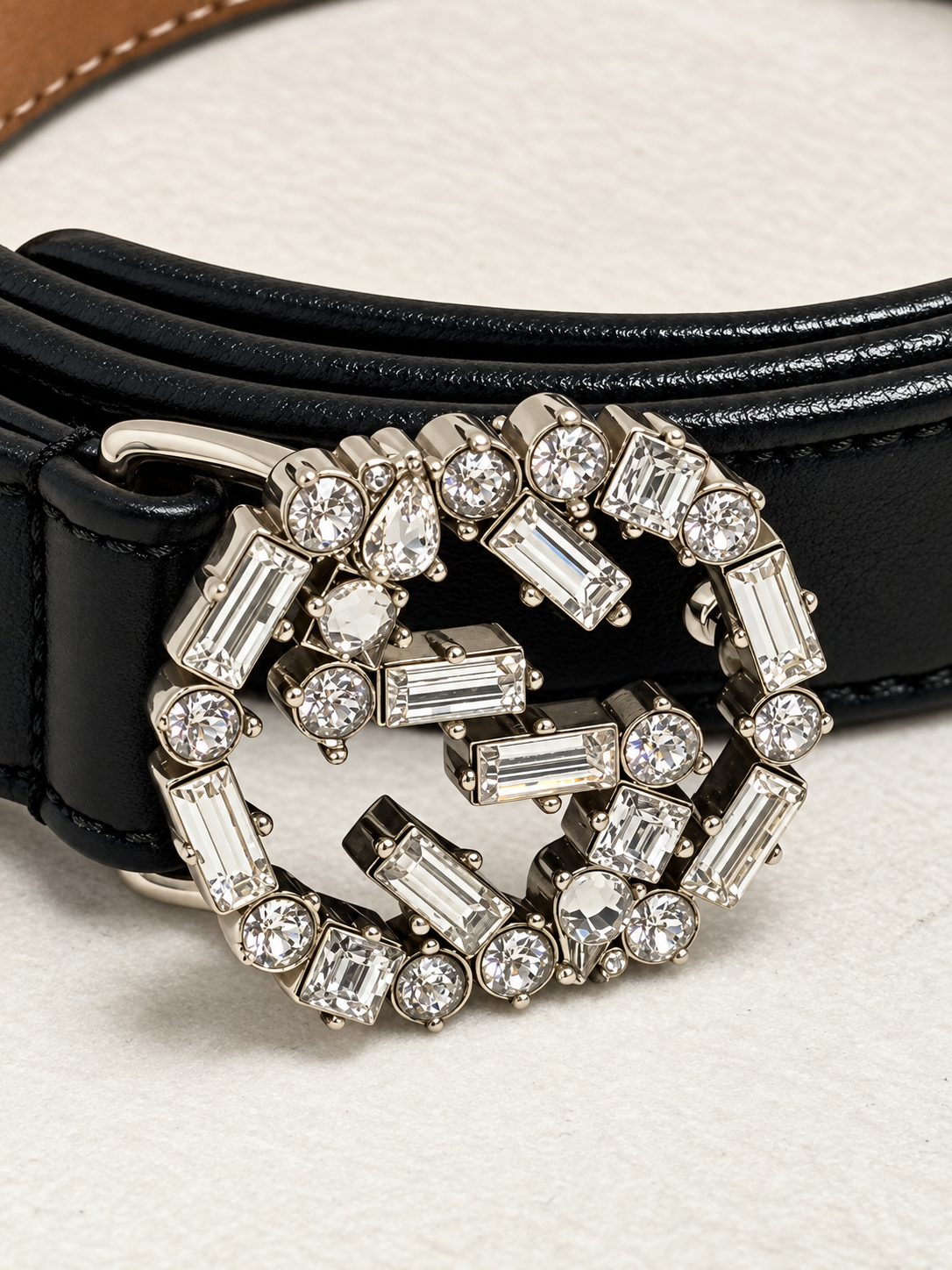 GUCCI Ceinture GG Strass