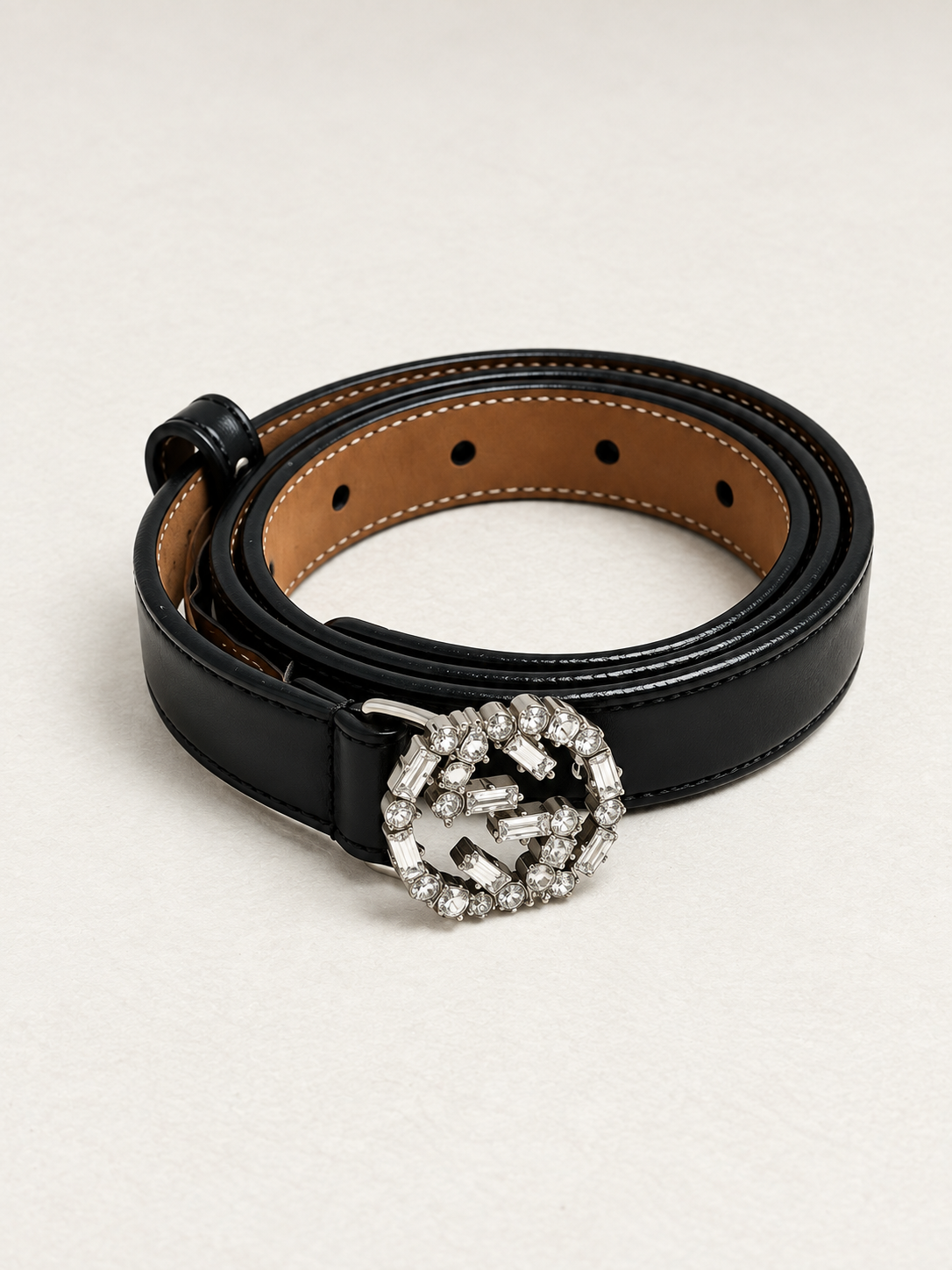 GUCCI Ceinture GG Strass
