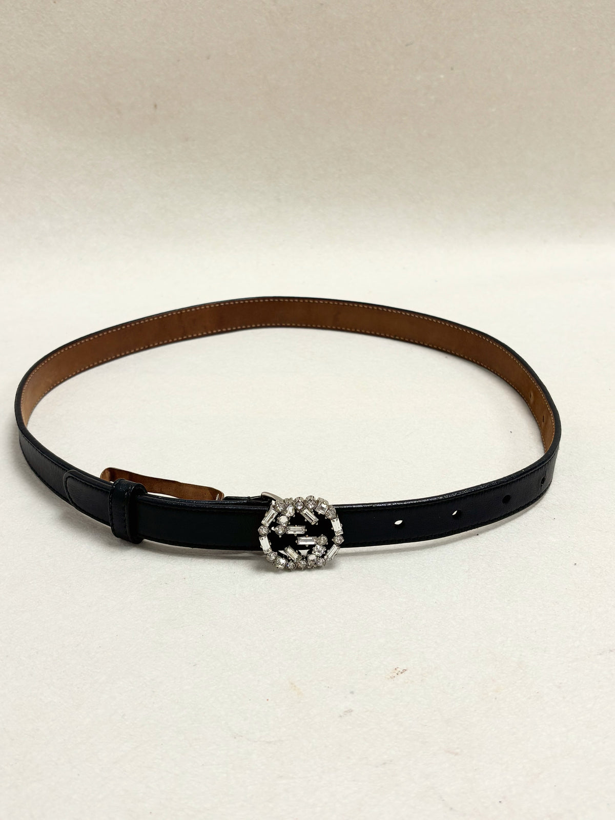 GUCCI Ceinture GG Strass