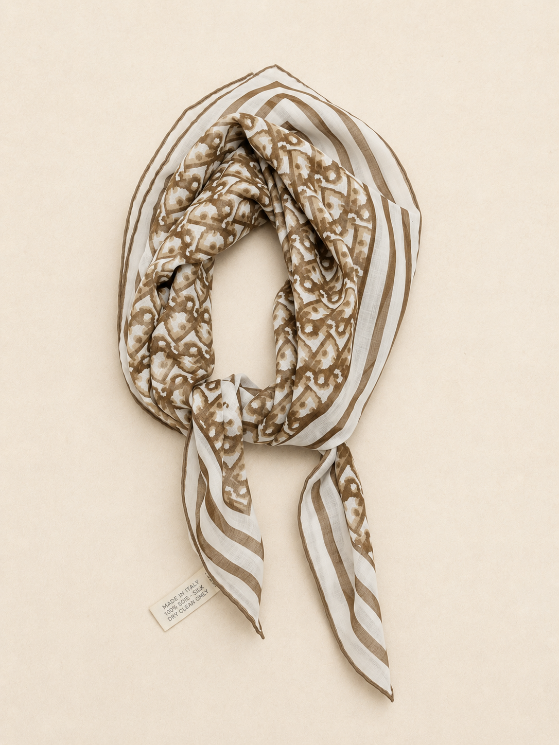 DIOR Foulard Carré Oblique en coton