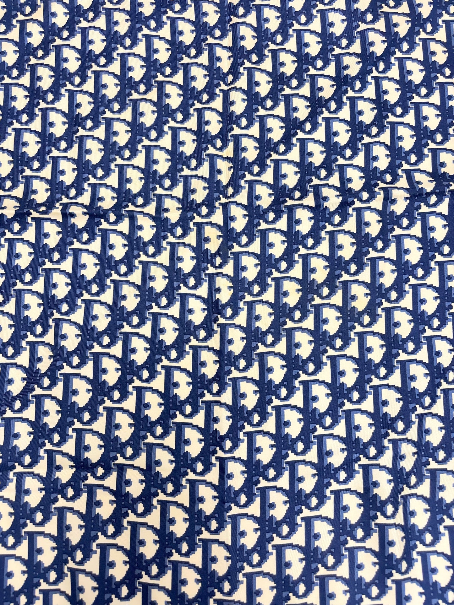 DIOR Foulard Carré Oblique en soie