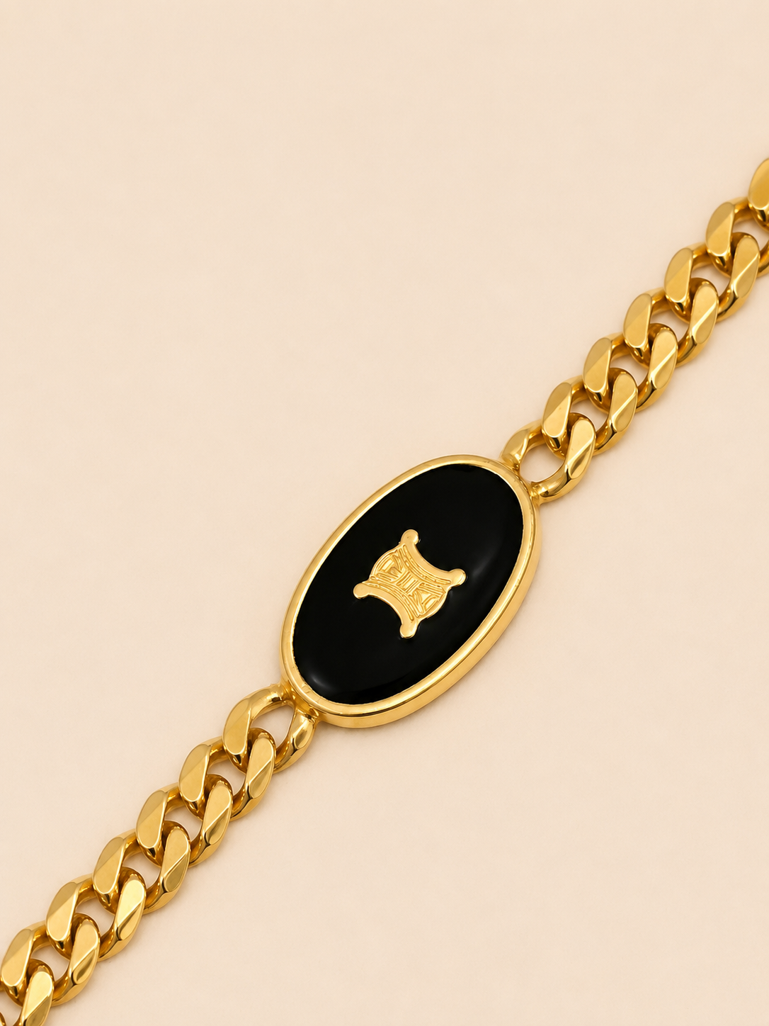CÉLINE Bracelet Gourmette Triomphe