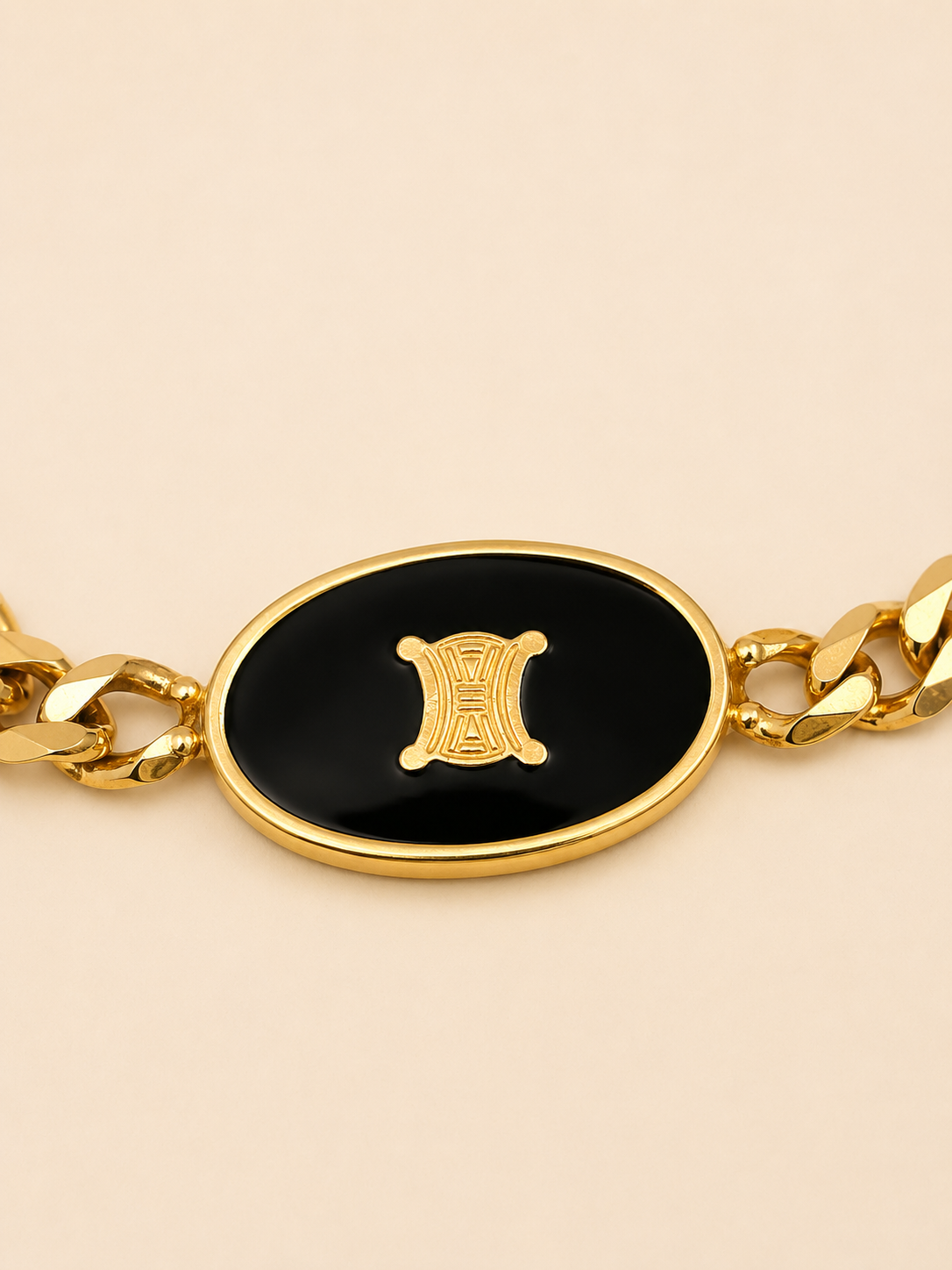 CÉLINE Bracelet Gourmette Triomphe