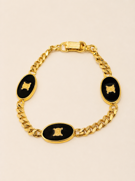 CÉLINE Bracelet Gourmette Triomphe