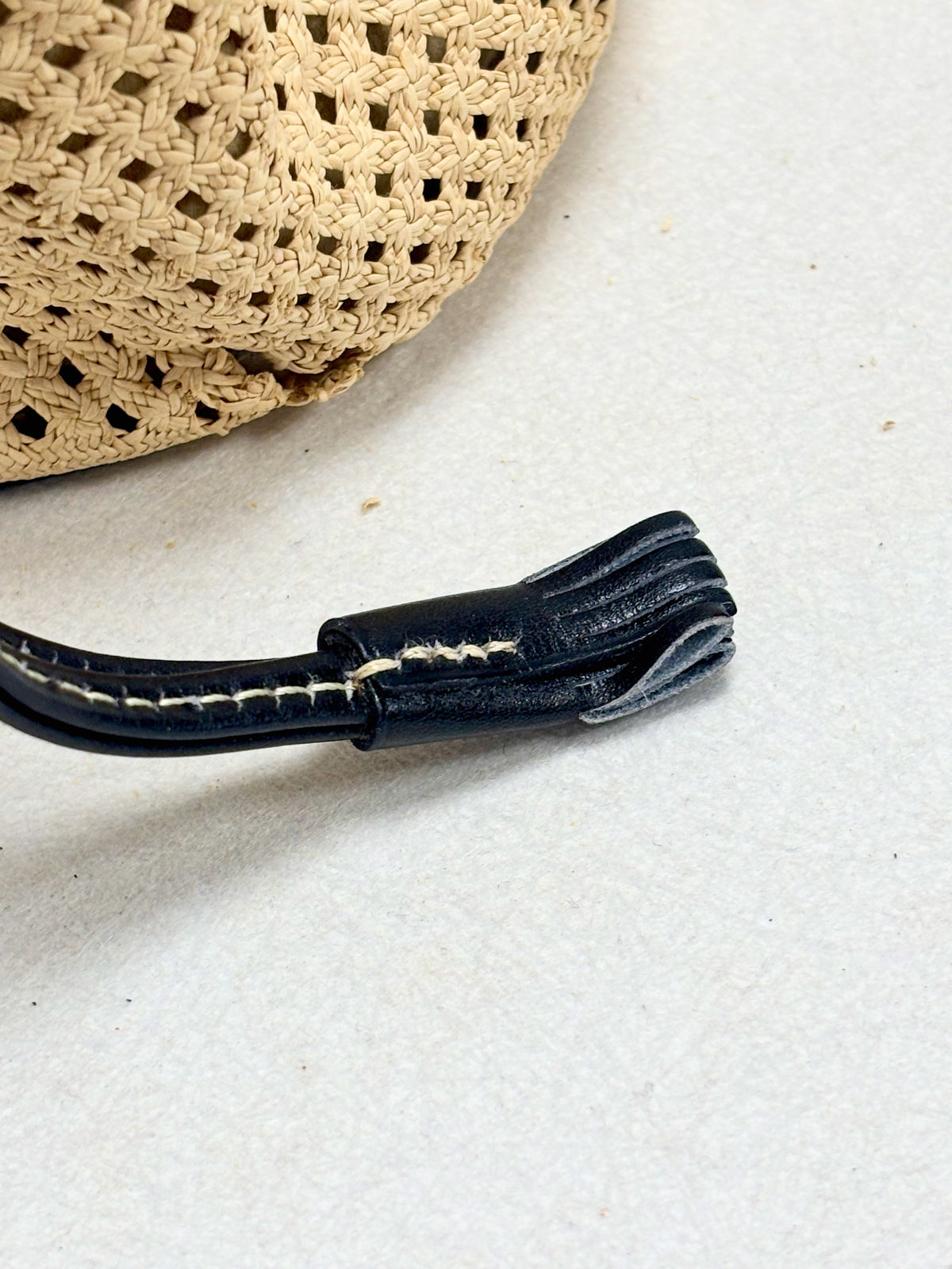 HERMÈS Sac Mini Market Raffia